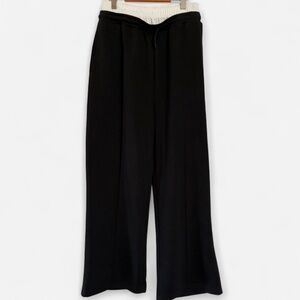 Zudio Double-waisted Black Wide-Leg Sweatpants XL - NWOT